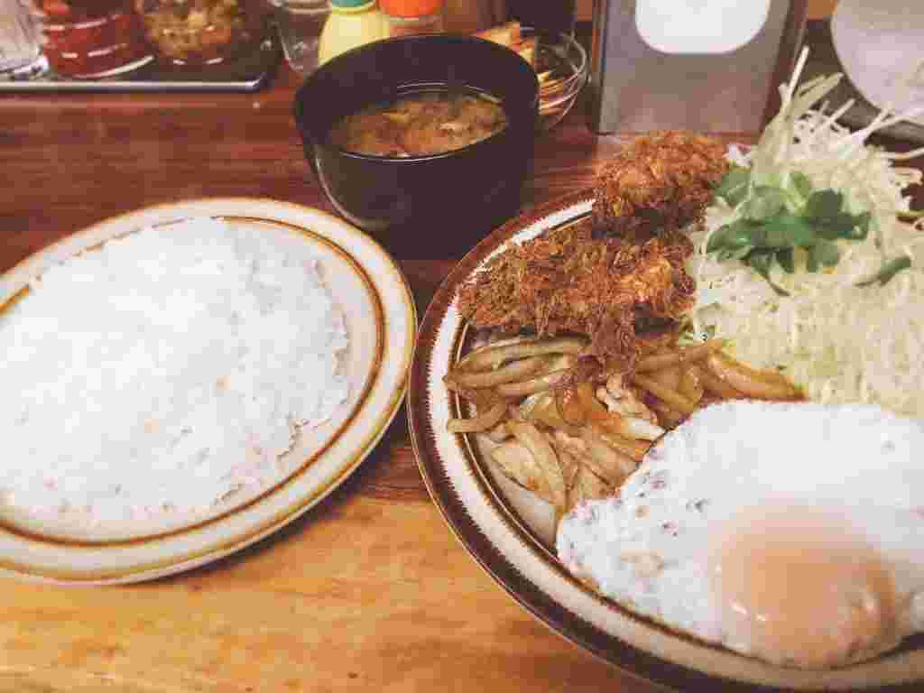 馬場南海の定食