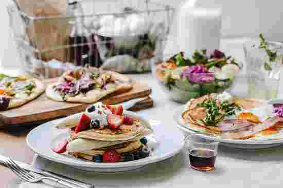 J.S. PANCAKE CAFE 札幌ステラプレイス店のパンケーキ