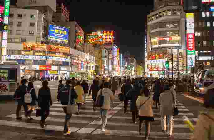 夜の高田馬場