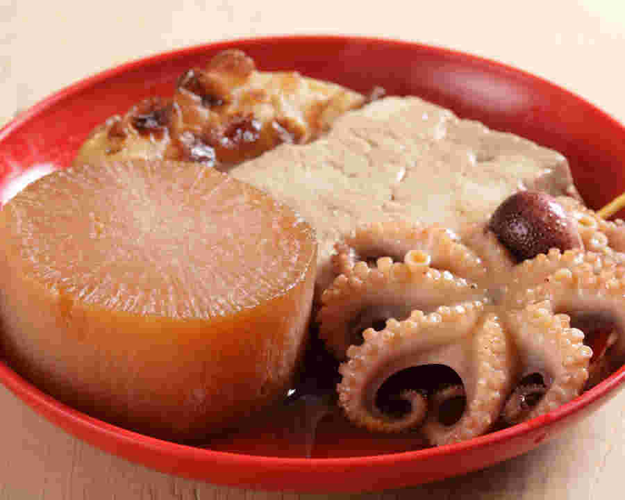 大根やちくわのおでん