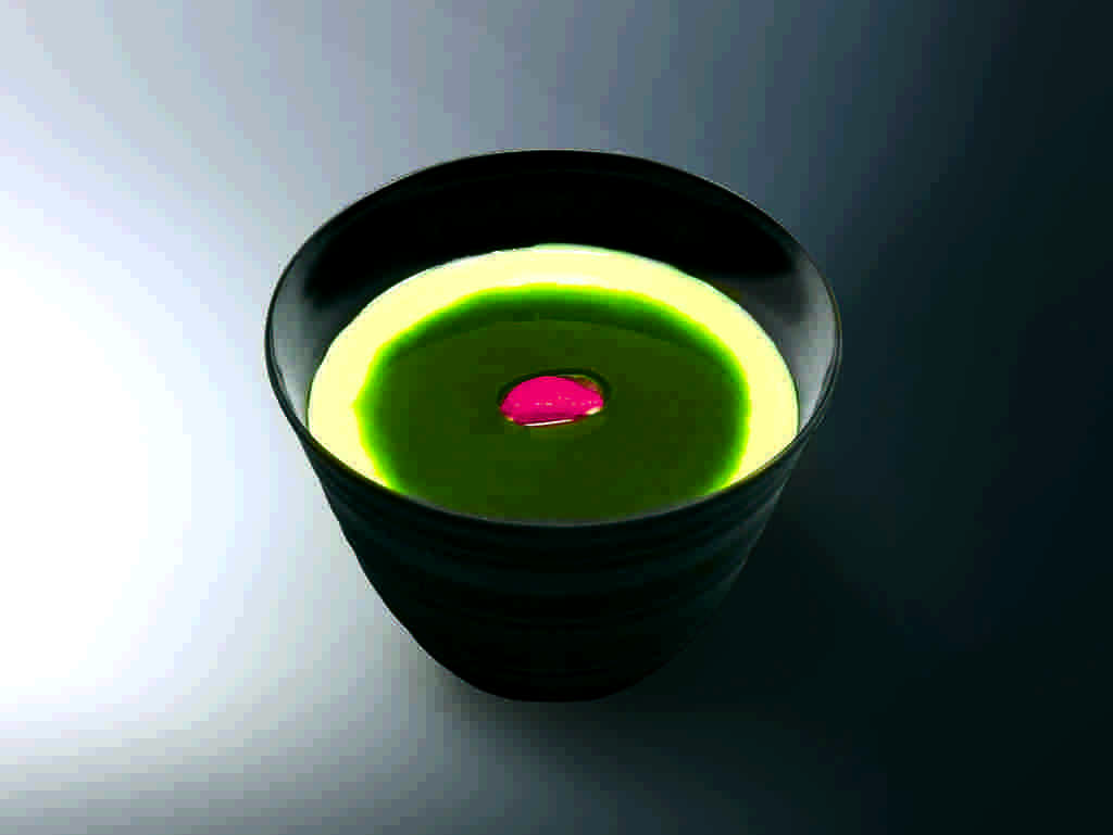 抹茶杏仁豆腐