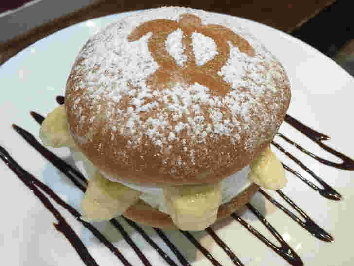 テディーズ ビガー バーガーのスイーツバーガー