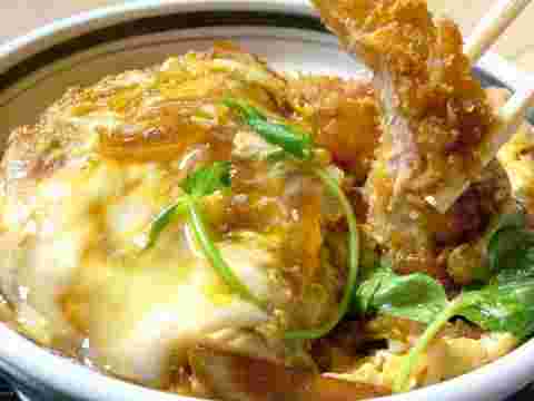 とんかつ鈴新のかけかつ丼