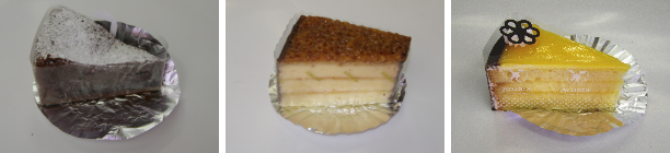 クラシックショコラとハニーケーキとレモンケーキ