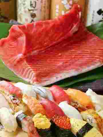 マグロと握り