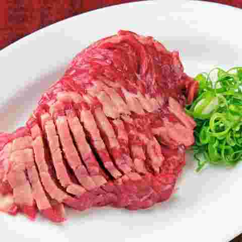 迫力のステーキ