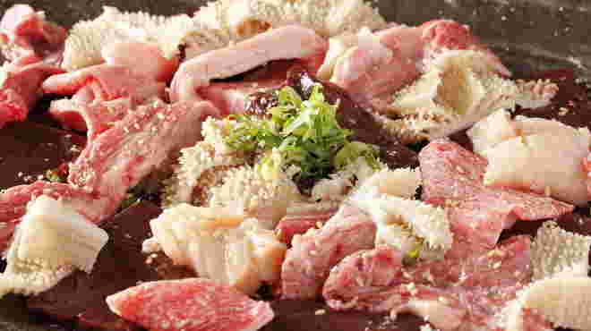 色とりどりの肉