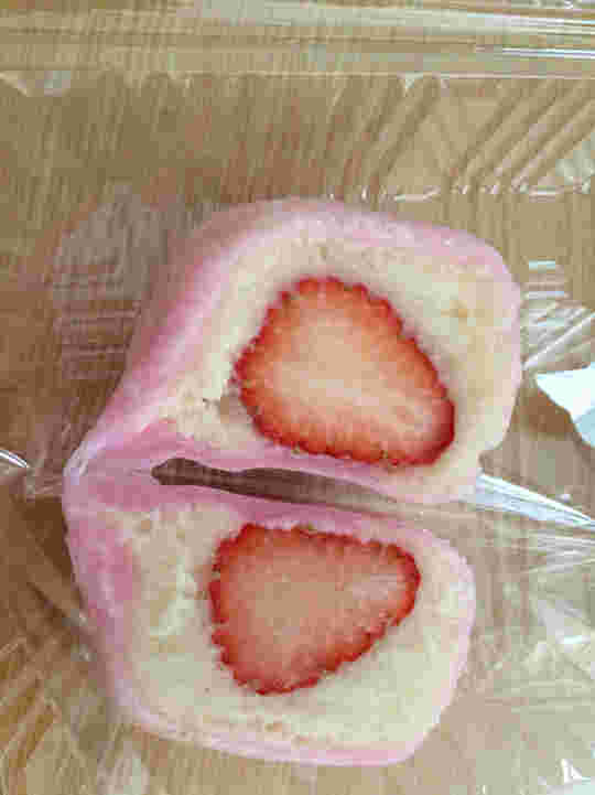 いちごみるく大福