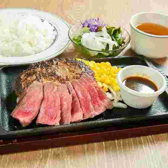 ミートギャング 札幌アピア店の北海黒毛和牛ステーキ＆ハンバーグ
