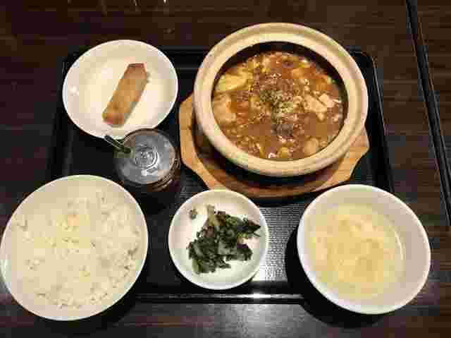 個室中華居酒屋 香香厨房 PASEO店のマーボー豆腐定食