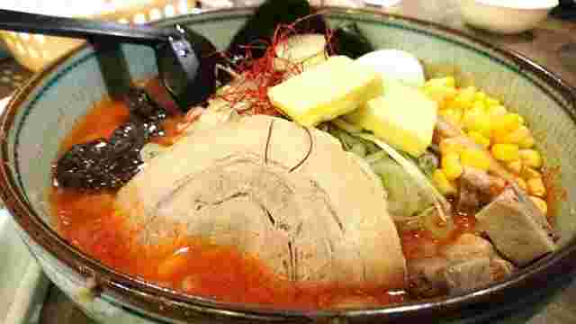 白樺山荘の辛味噌ラーメン