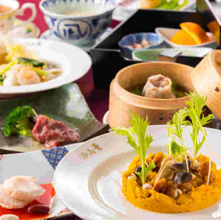 ｢中国料理 沙山華｣のコース料理画像