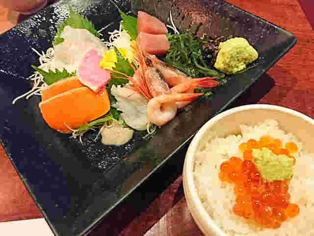 北海道のお刺身