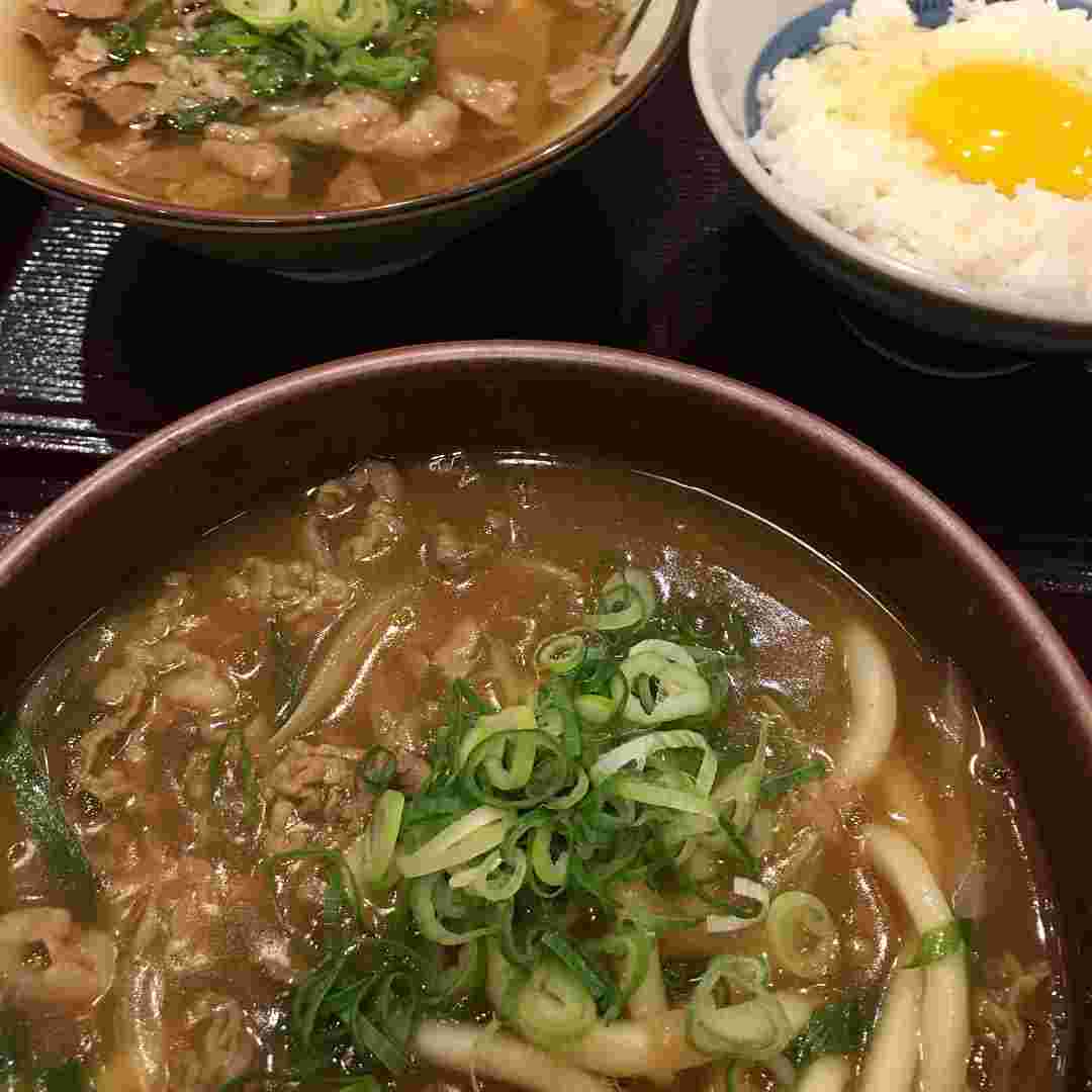 肉吸いカレーうどんの写真