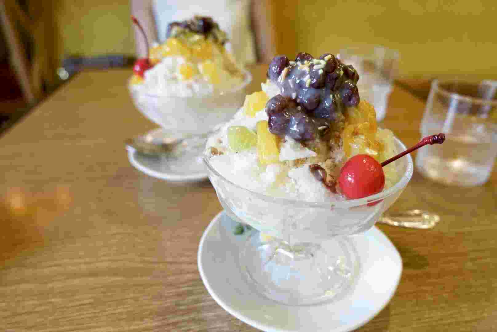 韓流茶房のミニパッピンスと伝統茶のセット