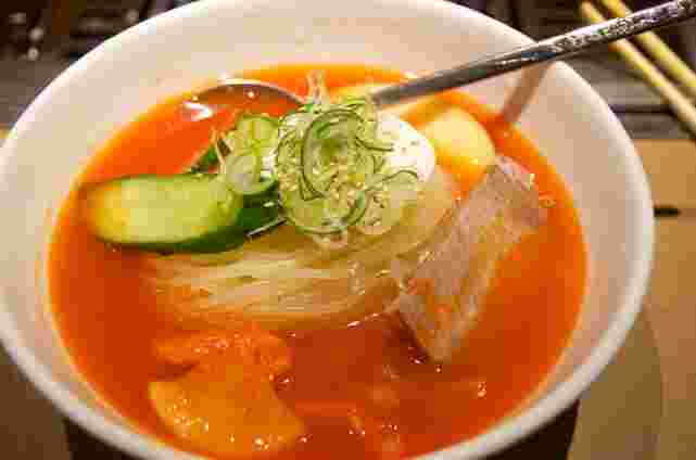 盛岡冷麺のアップ