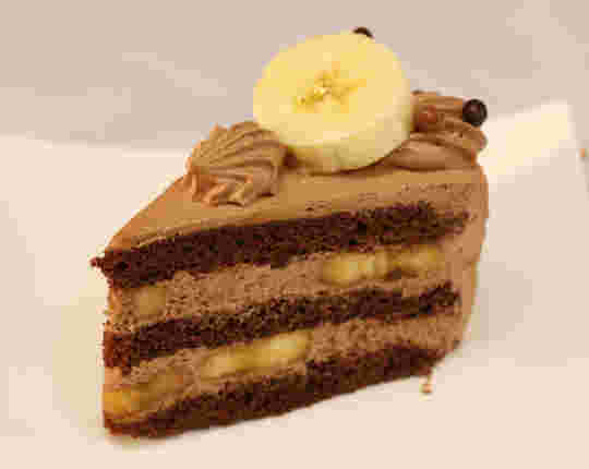 バナナのショートケーキ