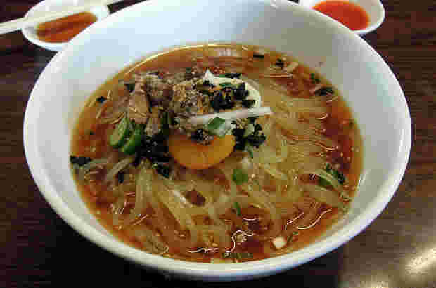 盛岡冷麺のアップ
