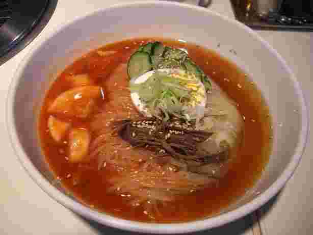 盛岡冷麺のアップ