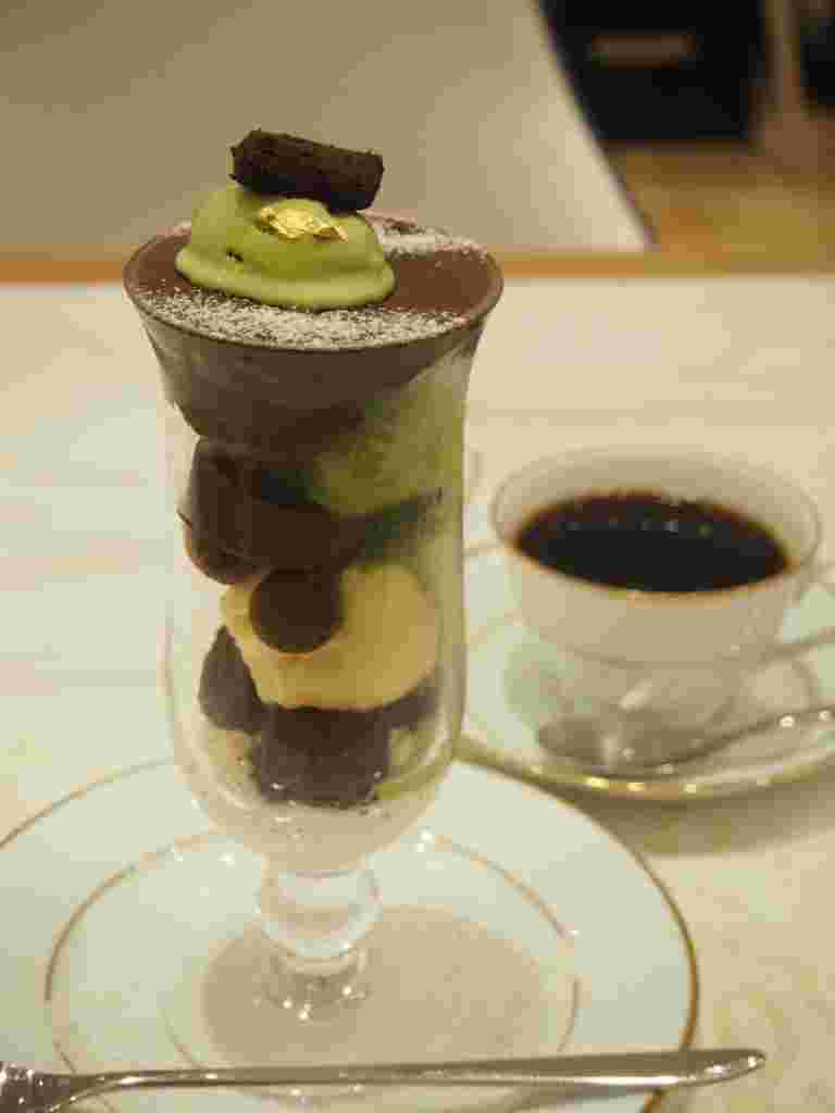 抹茶のパフェ