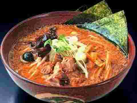 白樺山荘のラーメン