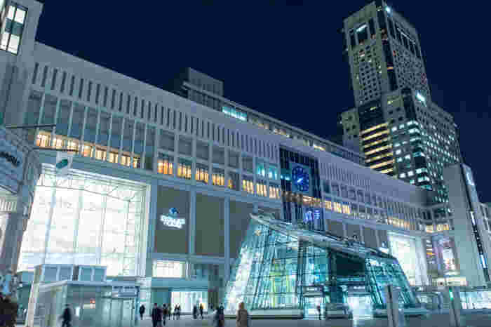 夜の札幌駅
