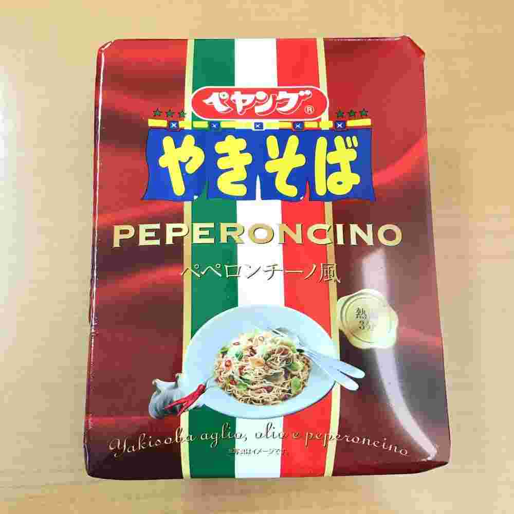 ペヤングペペロンチーノ風やきそば