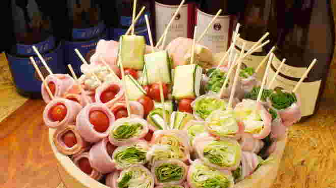 野菜櫛巻き
