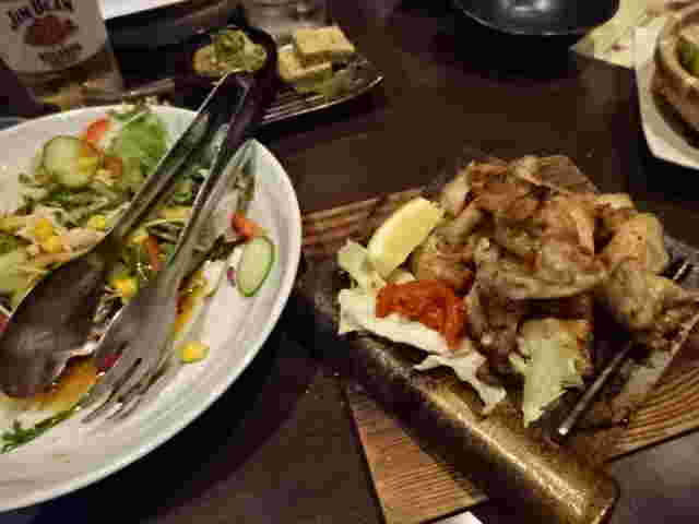 鶏っくの料理