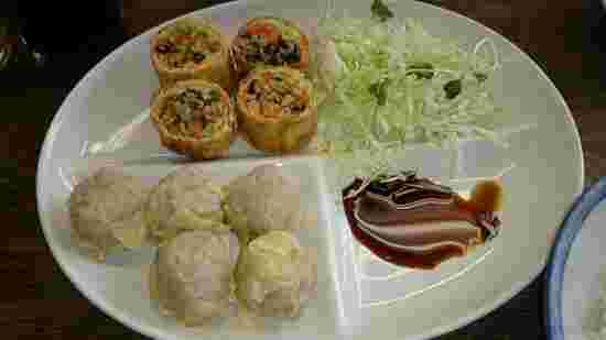 春巻き定食・しゅうまい5入