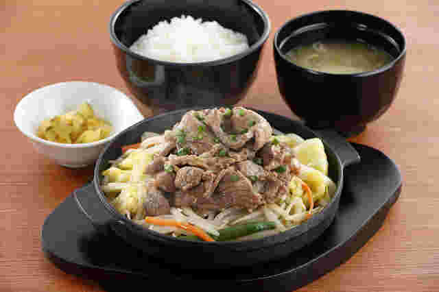 ジンギスカン定食