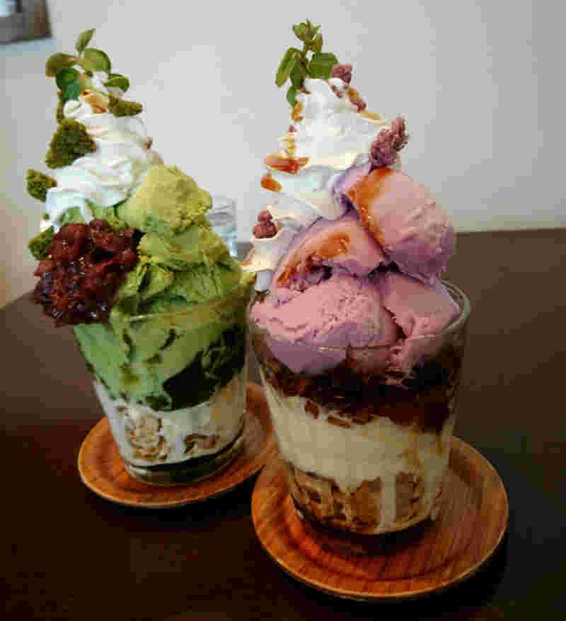 cafe TUTUのパフェ
