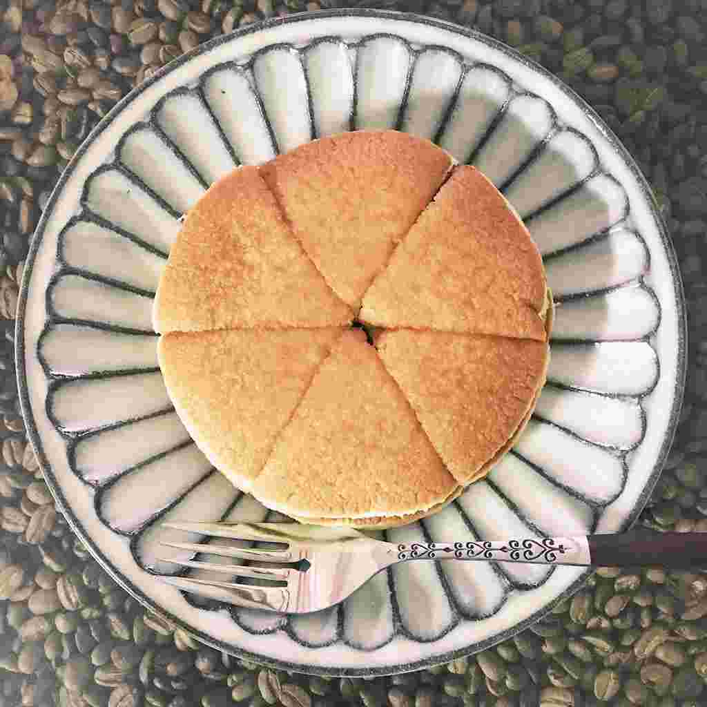 解凍したホットケーキ