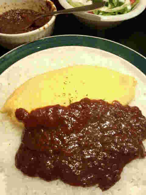 チーズオムレツカレー