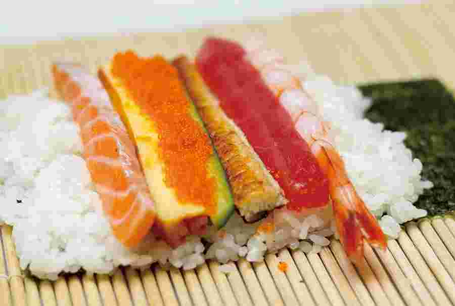 恵方巻きを巻く前