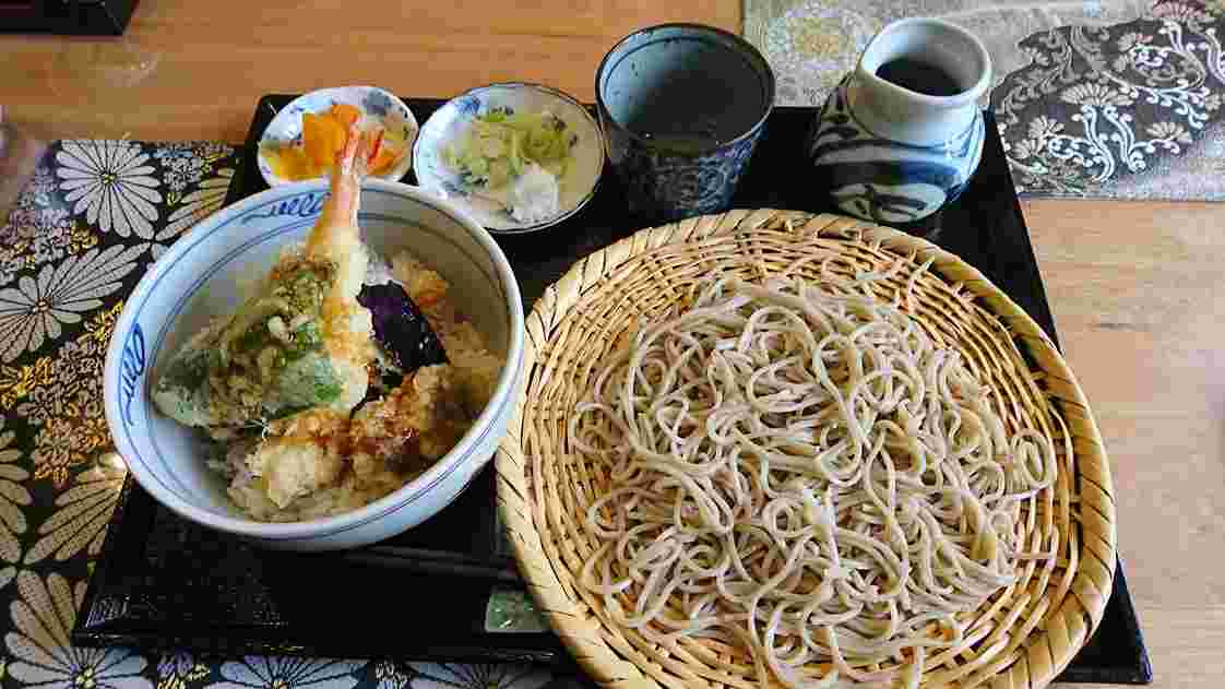 ミニ天丼せいろセット