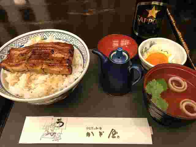 かど屋の中割丼