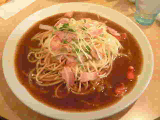 ミントハウスのあんかけパスタ