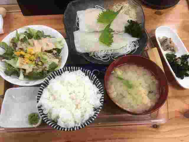 いかの刺身定食