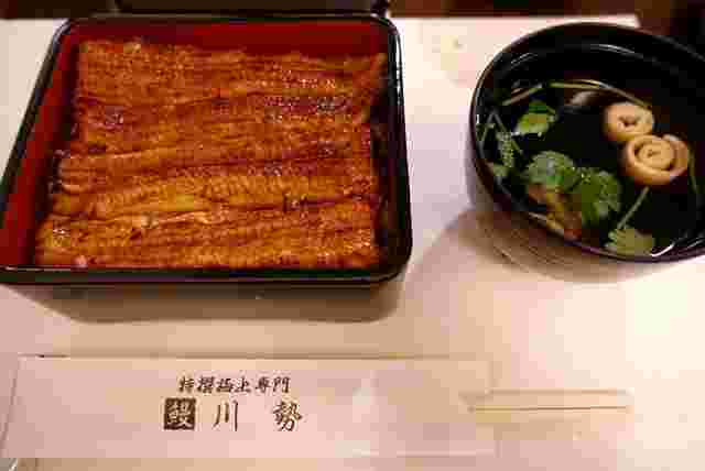 うなぎ 川勢のうなぎランチ