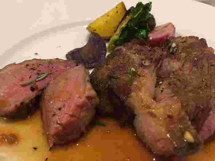 ラ・サンテの肉料理
