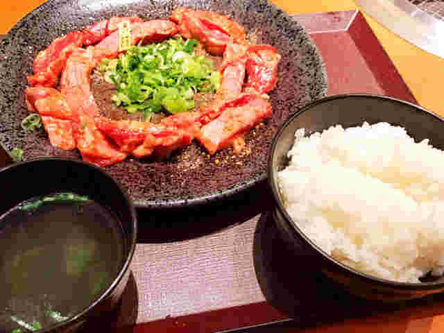 焼肉特急のランチ