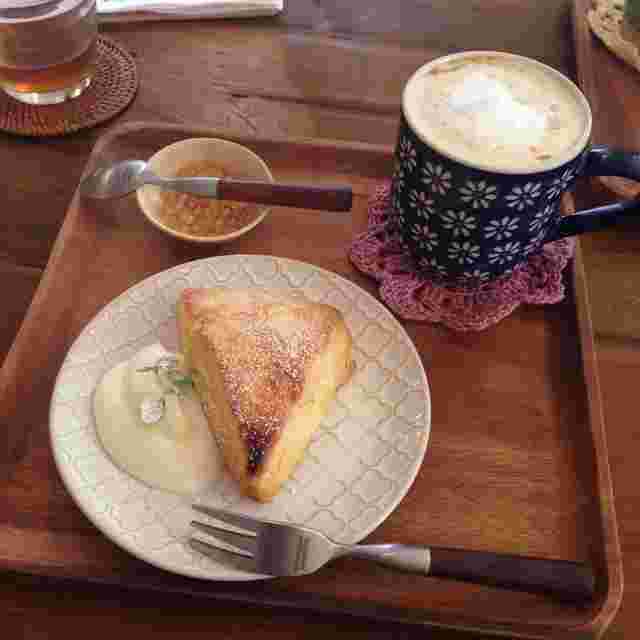 ケーキとドリンク
