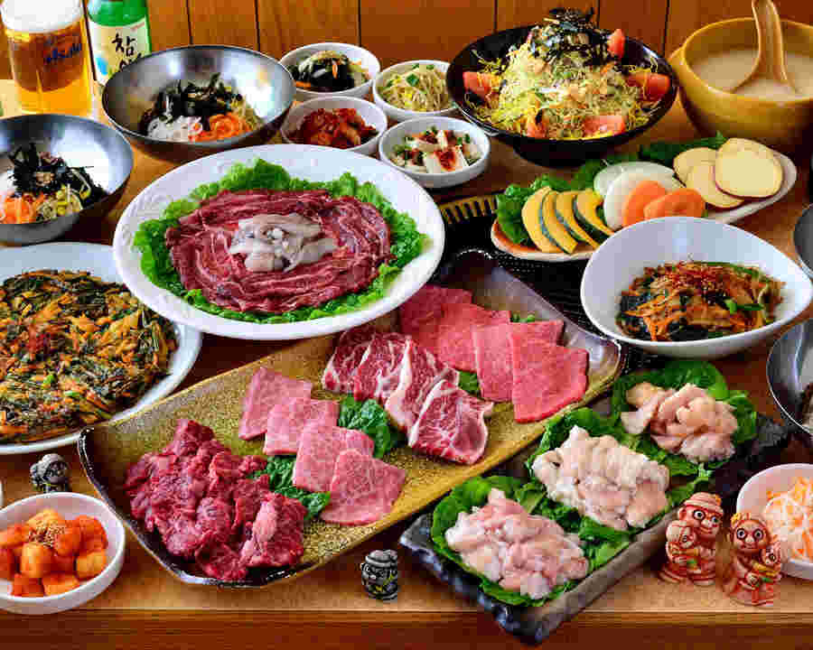 蘭の焼肉メニュー