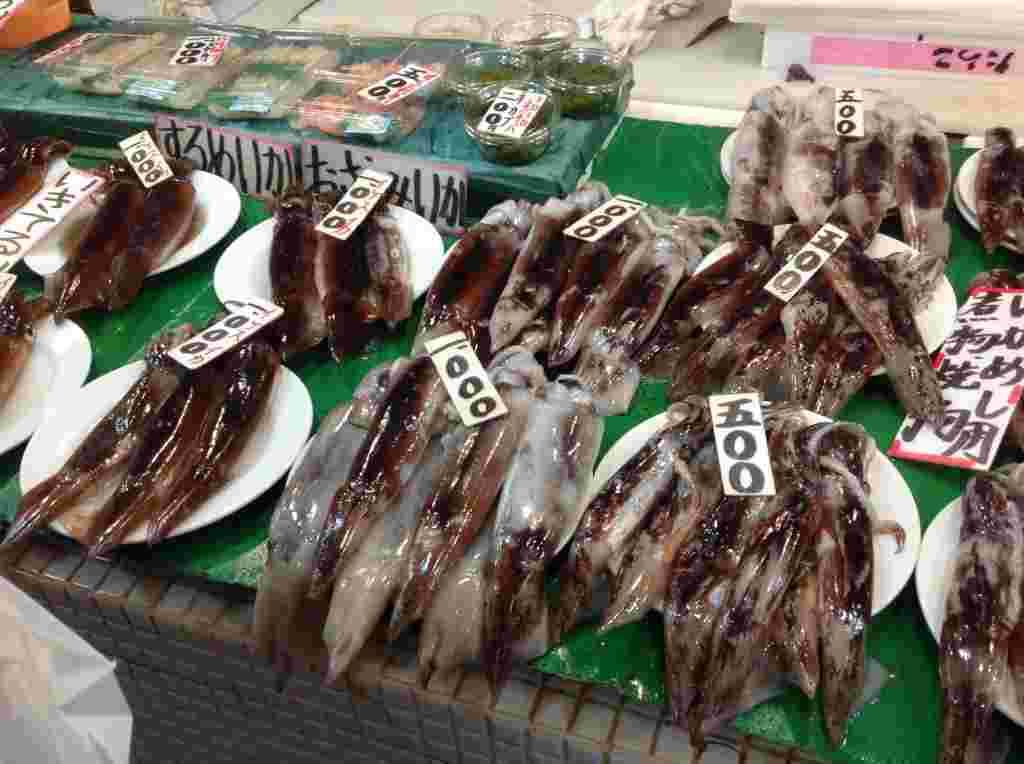 富田鮮魚店のイカ