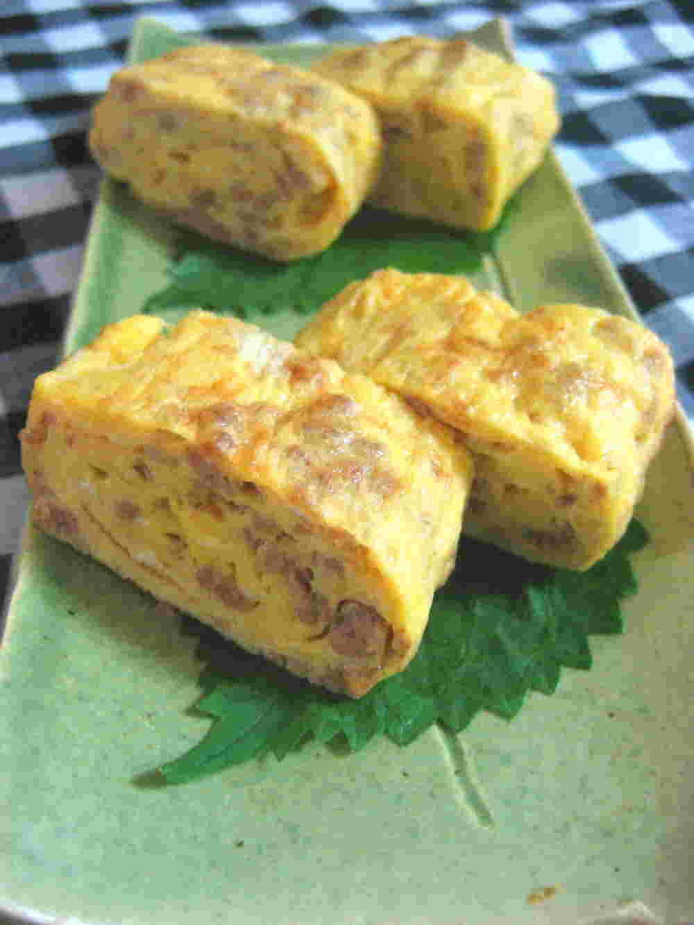 鶏そぼろ入り卵焼き