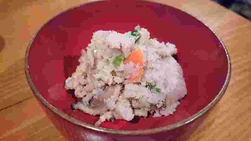 沢内村の郷土料理あみ茸おろし