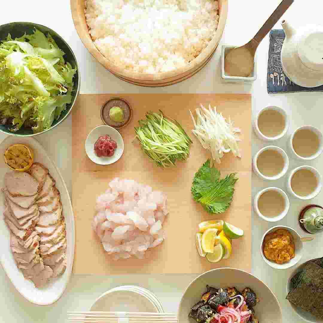 手巻き寿司の具材