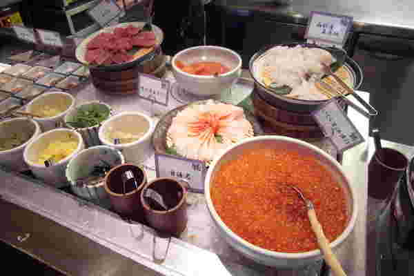 朝食バイキングはいくらが盛り放題