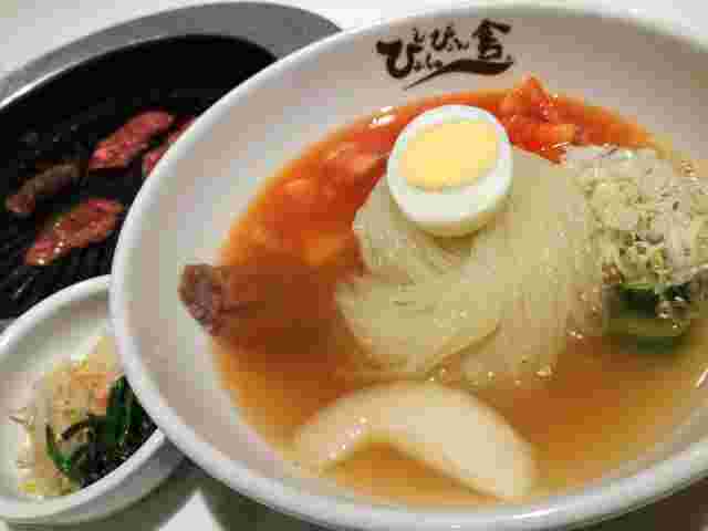 盛り付けの綺麗な盛岡冷麺